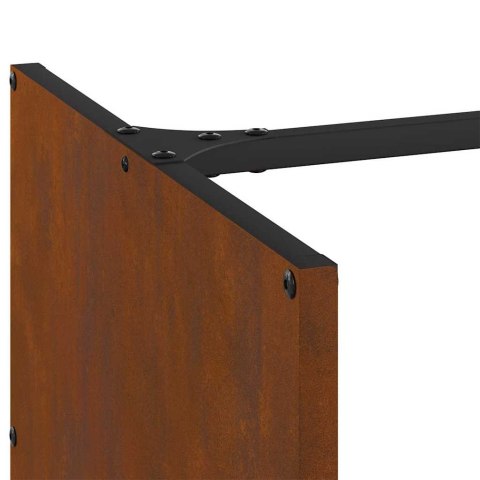 Stojak na drewno opałowe 40x40x40 cm Stal nierdzewna Lumarko! Lumarko!