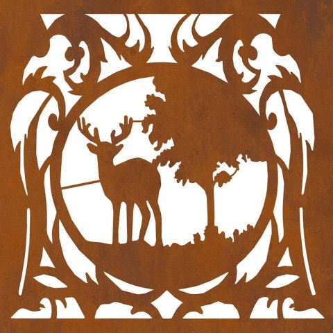 Stojak na drewno opałowe 40x40x40 cm Stal nierdzewna Lumarko! Lumarko!