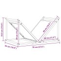 Stojak na drewno opałowe 70x43x34,5 cm Stal walcowana na zimno Lumarko! Lumarko!