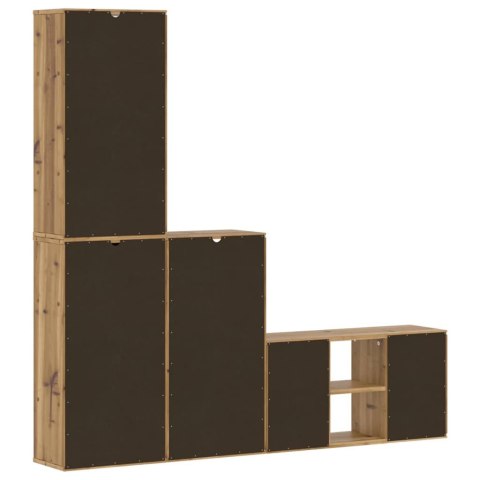  4-częściowy zestaw pod TV z miejscem do przechowywania ODDA Lumarko! Lumarko!