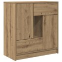 Komoda z szufladami i drzwiami, dąb artisan, 70,5x34x74,5 cm Lumarko! Lumarko!