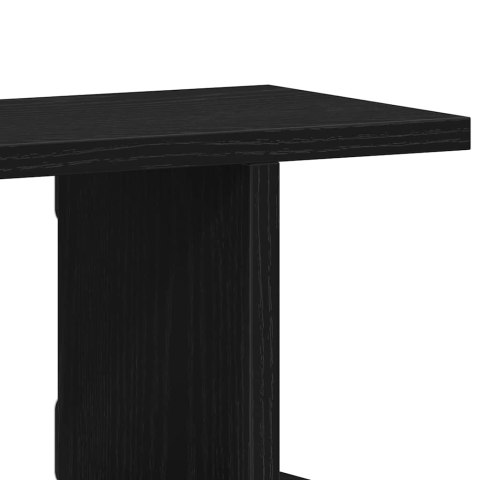 Półki ścienne 2 szt. Dąb czarny 75x18x20 cm Drewno klejone Lumarko! Lumarko!