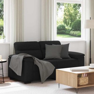  Sofa 2-osobowa Czarna 120 cm Tkanina Lumarko! Lumarko!