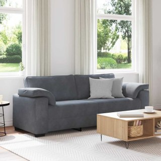  Sofa 3-osobowa, ciemnoszara, 178 cm, obita aksamitem Lumarko! Lumarko!