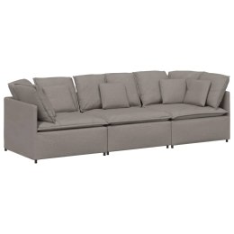  Sofa modułowa z poduszkami Tkanina Taupe Lumarko! Lumarko!