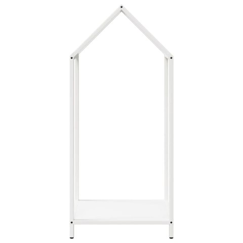  Stojak na drewno opałowe, biały, 40x25x90 cm Lumarko! Lumarko!