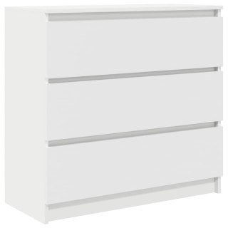  Szafka, biała, 80x35x76 cm, materiał drewnopochodny Lumarko! Lumarko!
