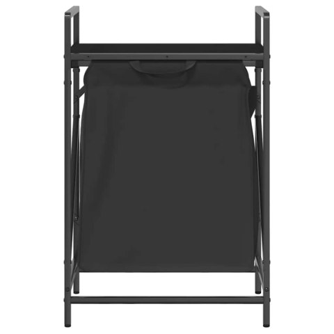  Kosz na pranie 1 komora z półką, czarny dąb Lumarko! Lumarko!