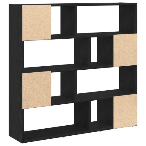  Regał na książki/przegroda, czarny dąb, 105x24x102 cm Lumarko! Lumarko!