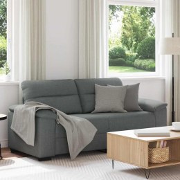  Sofa 2-osobowa, ciemnoszara, 140 cm, tapicerowana tkaniną Lumarko! Lumarko!