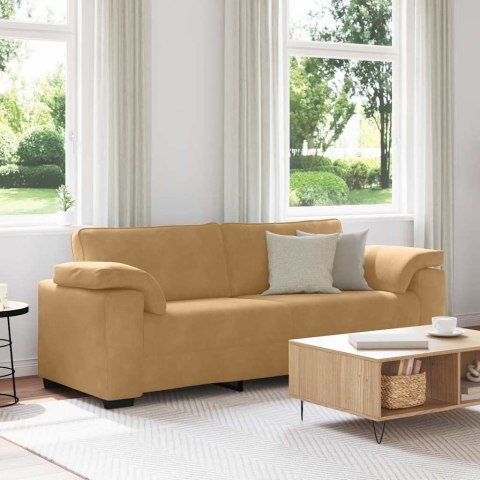  Sofa 3-osobowa, brązowa, 178 cm, aksamit Lumarko! Lumarko!