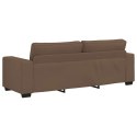 Sofa 3-osobowa, brązowa, 180 cm, tkaniną Lumarko! Lumarko!