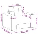  Sofa Fotel Ciemnozielony 60 cm Aksamit Lumarko! Lumarko!