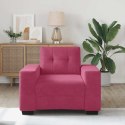  Sofa Fotel Wino Czerwone 60 cm Aksamit Lumarko! Lumarko!