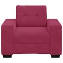  Sofa Fotel Wino Czerwone 60 cm Aksamit Lumarko! Lumarko!