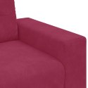  Sofa Fotel Wino Czerwone 60 cm Aksamit Lumarko! Lumarko!
