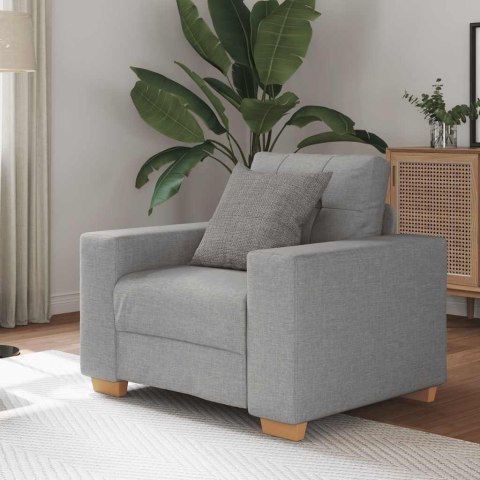  Sofa Fotel, szary chmurowy, 60 cm, obity tkaniną Lumarko! Lumarko!