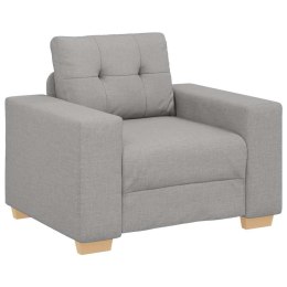  Sofa Fotel, szary chmurowy, 60 cm, obity tkaniną Lumarko! Lumarko!