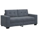  Sofa dwuosobowa Ciemnoszara 140 cm Aksamit Lumarko! Lumarko!