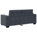  Sofa dwuosobowa Ciemnoszara 140 cm Aksamit Lumarko! Lumarko!