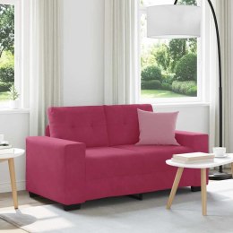  Sofa dwuosobowa, wino czerwone, 120 cm, aksamit Lumarko! Lumarko!