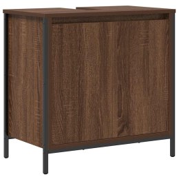  Szafka pod umywalkę łazienkową, brązowy dąb, 60x34,5x60 cm Lumarko! Lumarko!