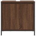  Szafka pod umywalkę łazienkową, brązowy dąb, 60x34,5x60 cm Lumarko! Lumarko!
