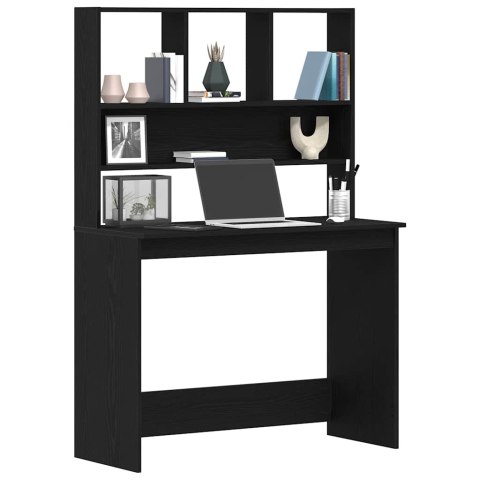  Biurko z półkami, czarny dąb, 102x45x148 cm Lumarko! Lumarko!