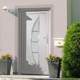  Drzwi wejściowe, białe, 98x200 cm, PVC Lumarko! Lumarko!