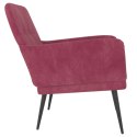  Fotel, winna czerwień, 62x79x79 cm, obity aksamitem Lumarko! Lumarko!