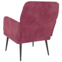  Fotel, winna czerwień, 62x79x79 cm, obity aksamitem Lumarko! Lumarko!