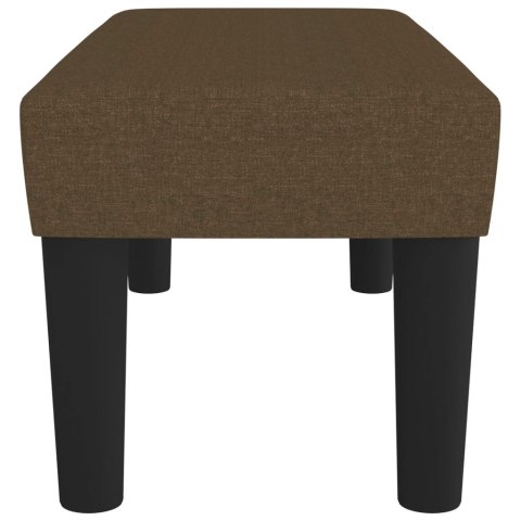 Ławka, ciemnobrązowa, 70x30x30 cm, tapicerowana tkaniną Lumarko! Lumarko!