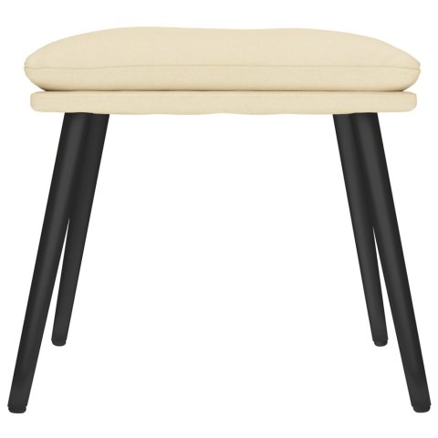  Podnóżek,kremowy, 45x29,5x35 cm, obity tkaniną Lumarko! Lumarko!