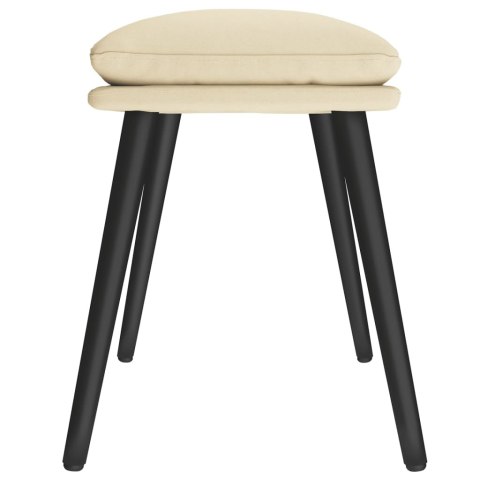  Podnóżek,kremowy, 45x29,5x35 cm, obity tkaniną Lumarko! Lumarko!