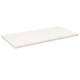  Blat stołu, biały, 110x55x2,5 cm, lita sosna, prostokątny Lumarko! Lumarko!