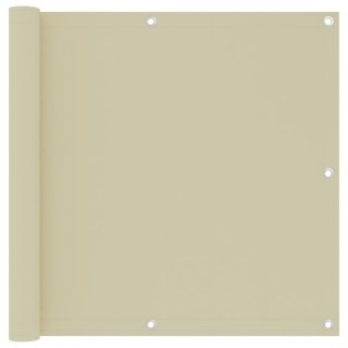  Parawan balkonowy, kremowy, 90x500 cm, tkanina Oxford Lumarko! Lumarko!