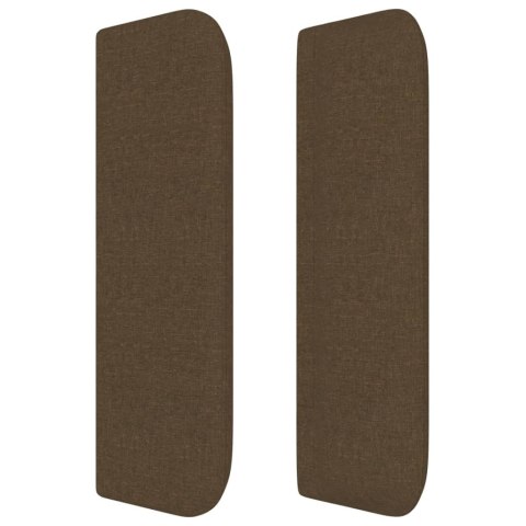  Zagłówek uszak, ciemnobrązowy, 83x16x78/88 cm, tkanina Lumarko! Lumarko!