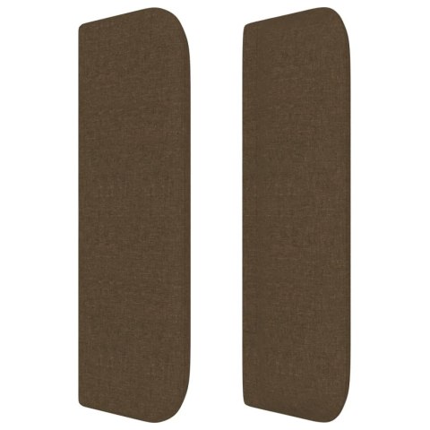  Zagłówek uszak, ciemnobrązowy, 93x16x78/88 cm, tkanina Lumarko! Lumarko!