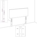  Rama łóżka z zagłówkiem, różowa, 80x200 cm, aksamitna Lumarko! Lumarko!