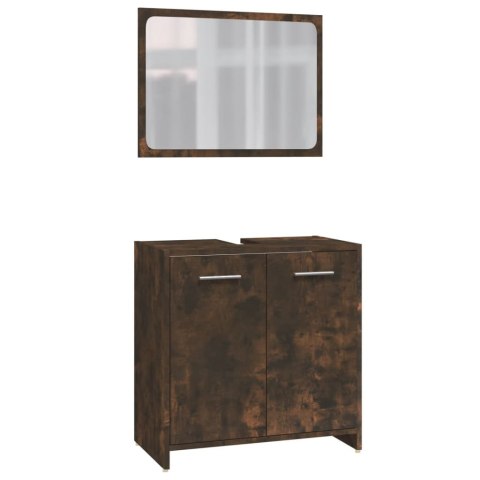  3-częściowy zestaw mebli łazienkowych, przydymiony dąb Lumarko! Lumarko!