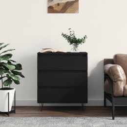  Komoda, czarna, 60x35x70 cm, materiał drewnopochodny Lumarko! Lumarko!