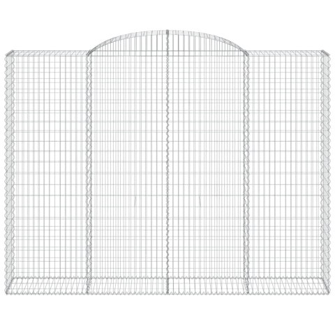  Kosze gabionowe, 8 szt, 300x50x220/240 cm, galwanizowane żelazo Lumarko! Lumarko!