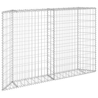  Podniesiona rabata gabionowa, trapezowa, stal, 150x20x100 cm Lumarko! Lumarko!