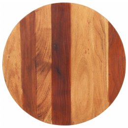  Blat stołu, lite drewno akacjowe, okrągły, 25-27 mm, 60 cm Lumarko! Lumarko!