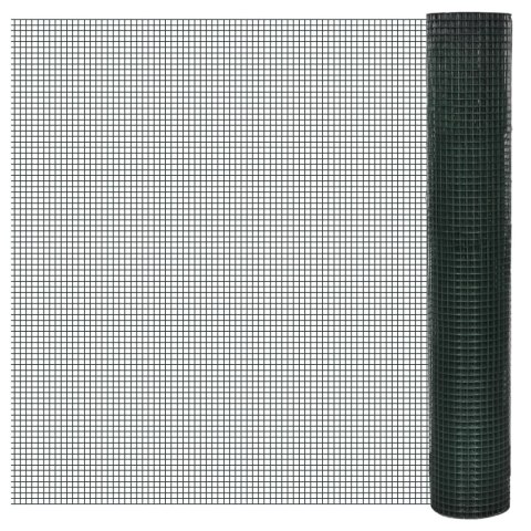 Ogrodzenie z siatki, stal galwanizowana, 1x25 m, zielone Lumarko! Lumarko!