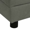 Sofa dla psa, z poduszką, ciemnoszara, 83x44x44 cm, pluszowa Lumarko! Lumarko!