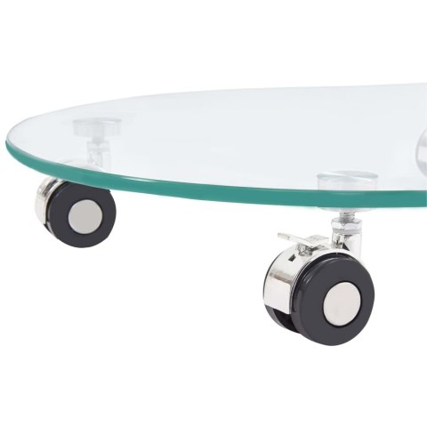  Stolik kawowy, 45 x 40 x 58 cm, szkło hartowane Lumarko! Lumarko!