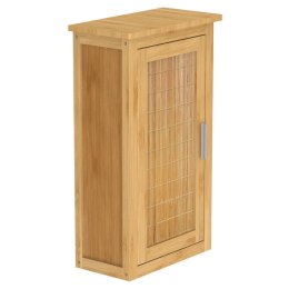 Szafka z drzwiczkami, bambusowa, 40x20x70 cm Lumarko! Lumarko!
