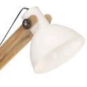  Lampa podłogowa, biała, lite drewno mango, E27 Lumarko! Lumarko!