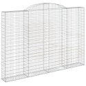 Łukowaty kosz gabionowy 300x30x200/220 cm, galwanizowane żelazo Lumarko! Lumarko!